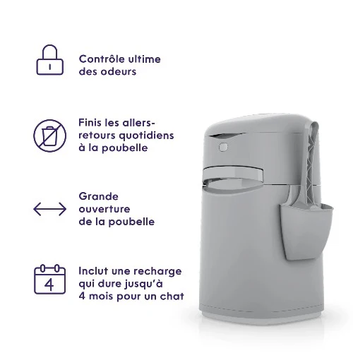 Litter Genie Poubelle à litière pour chat Easy Roll – Image 2
