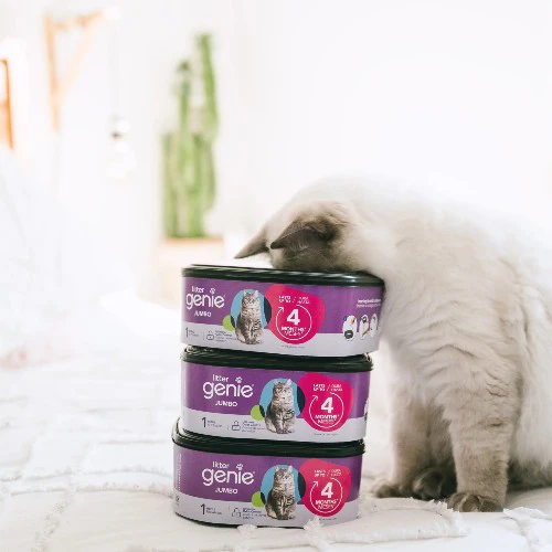 Litter Genie Recharge Jumbo pour poubelle Litter Genie, Dure jusqu'à 4 mois – Image 9