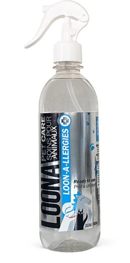 Loona A-llergies vaporisateur anti-allergène pour chats, chiens, lapins et autres animaux