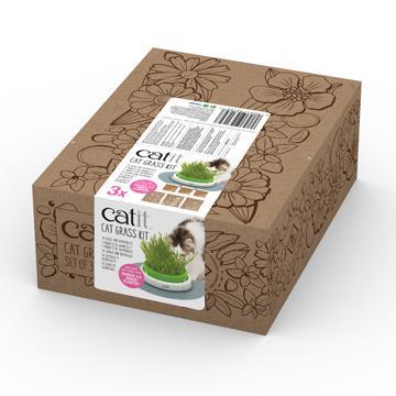 Catit 2.0 ensemble de 3 semences pour jardinière d'herbe à chat à cultiver – Image 2